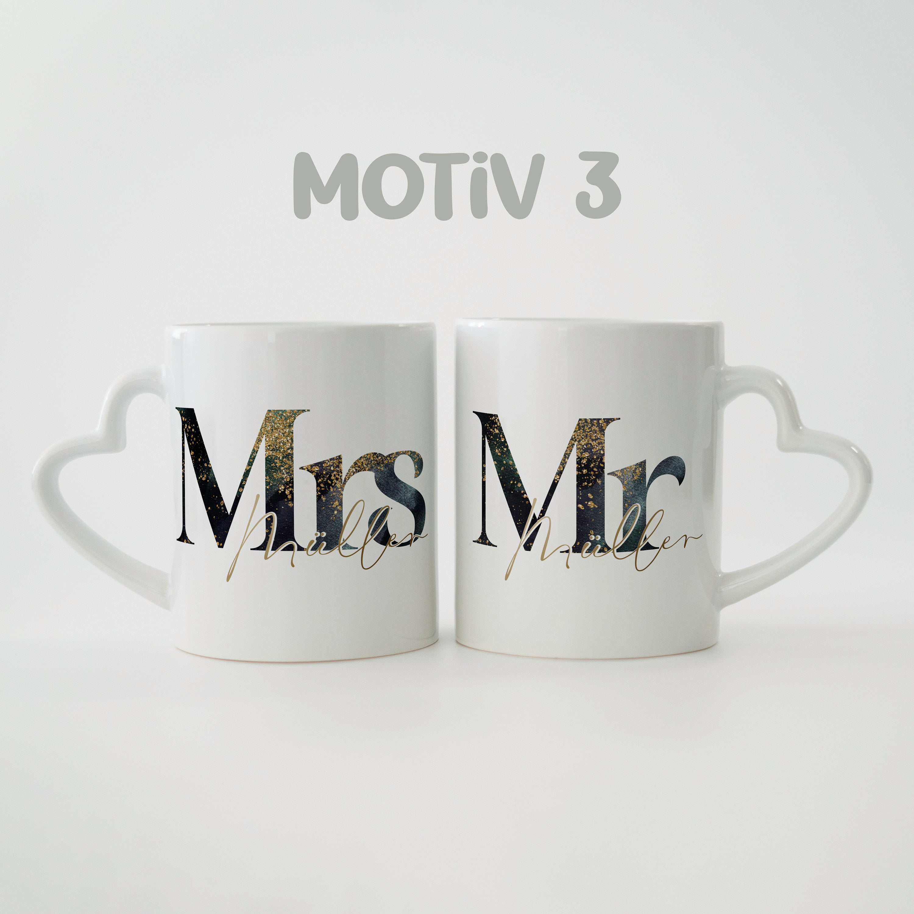 Mr und Mrs Partnertassen, Mrs & Mr Personalisierte Tasse , Geschenkidee Hochzeit , Valentinstag Geschenk