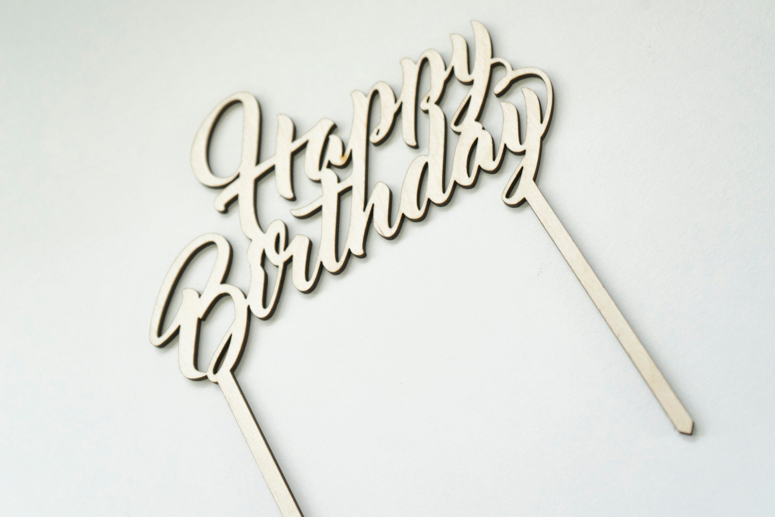 Happy Birthday Caketopper Tortentopper Tortenstecker Cake Topper Tortendeko Dekoration Kuchendeko Geburtstag