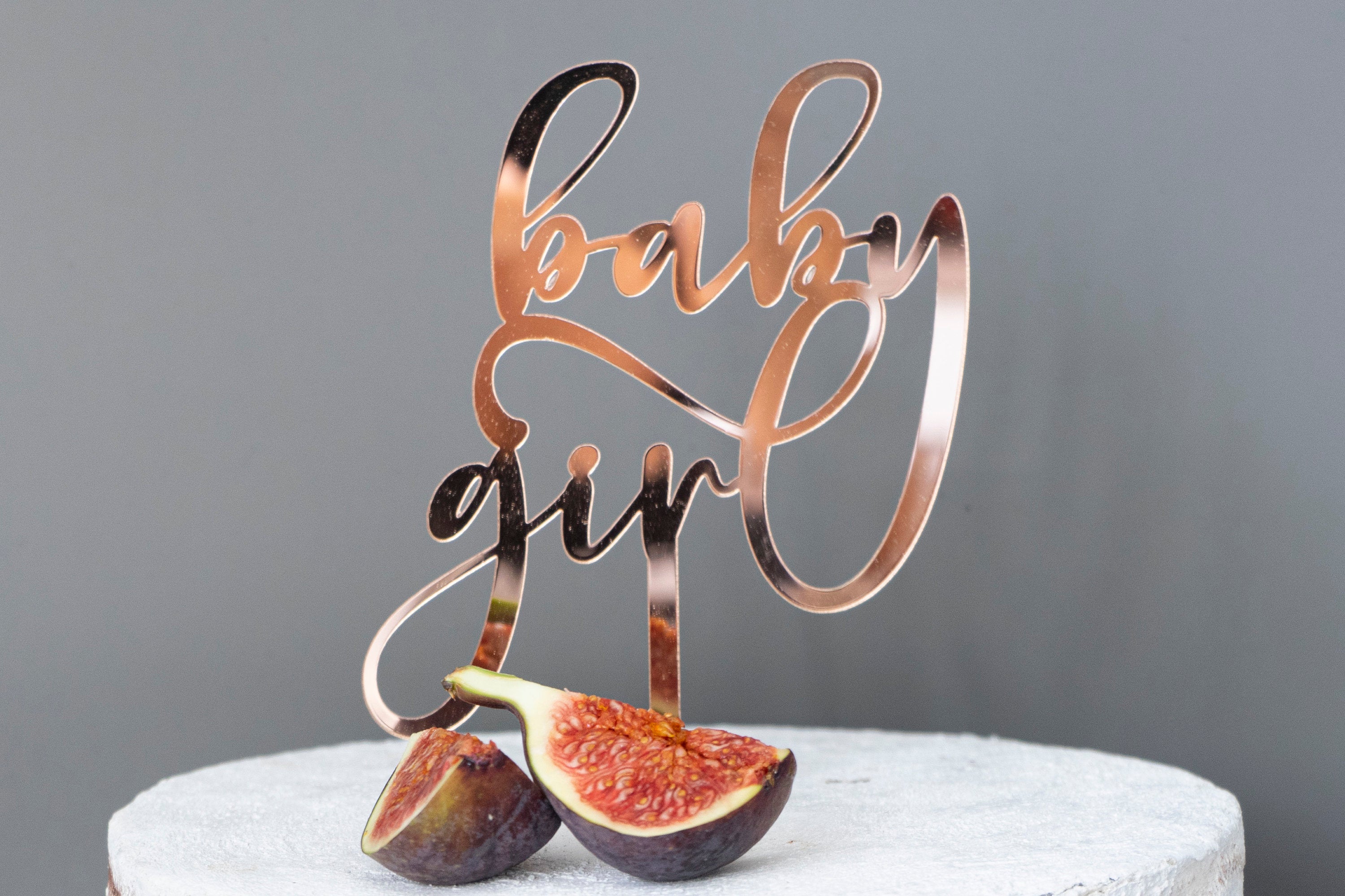 Caketopper Baby Girl - Geburt Babydusche Babyparty Schwangerschaft Topper Cake Tortendeko Dekoration Kuchendeko Baby Kind