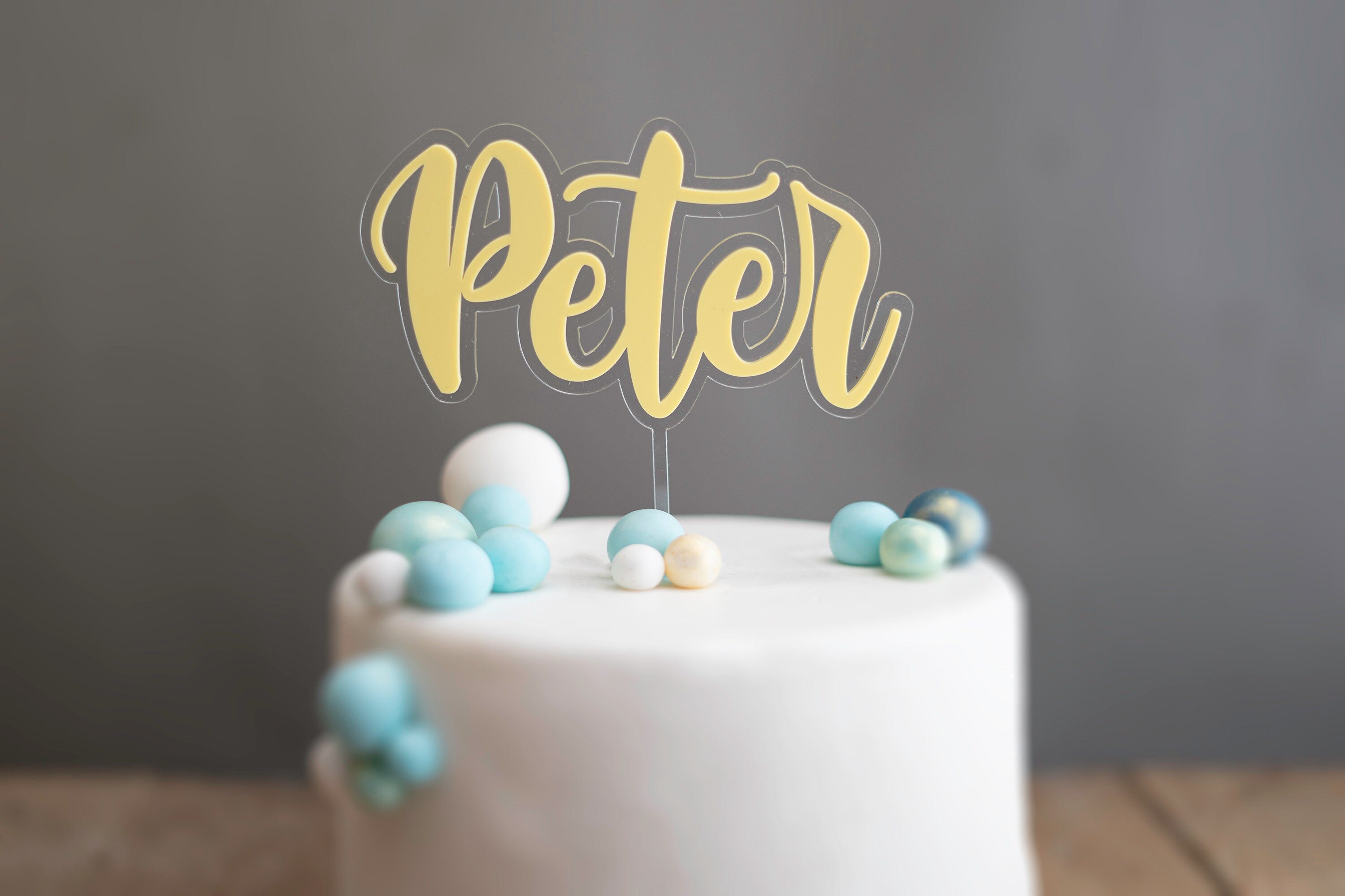 Personalisierter Cake Topper mit Wunschnamen Tortentopper Tortenstecker Cake Tortendeko  Kuchendeko Geburtstag Personalisiert Kinder